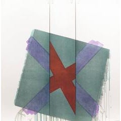 Two of a Kind VIb (dark red x on green) 12
