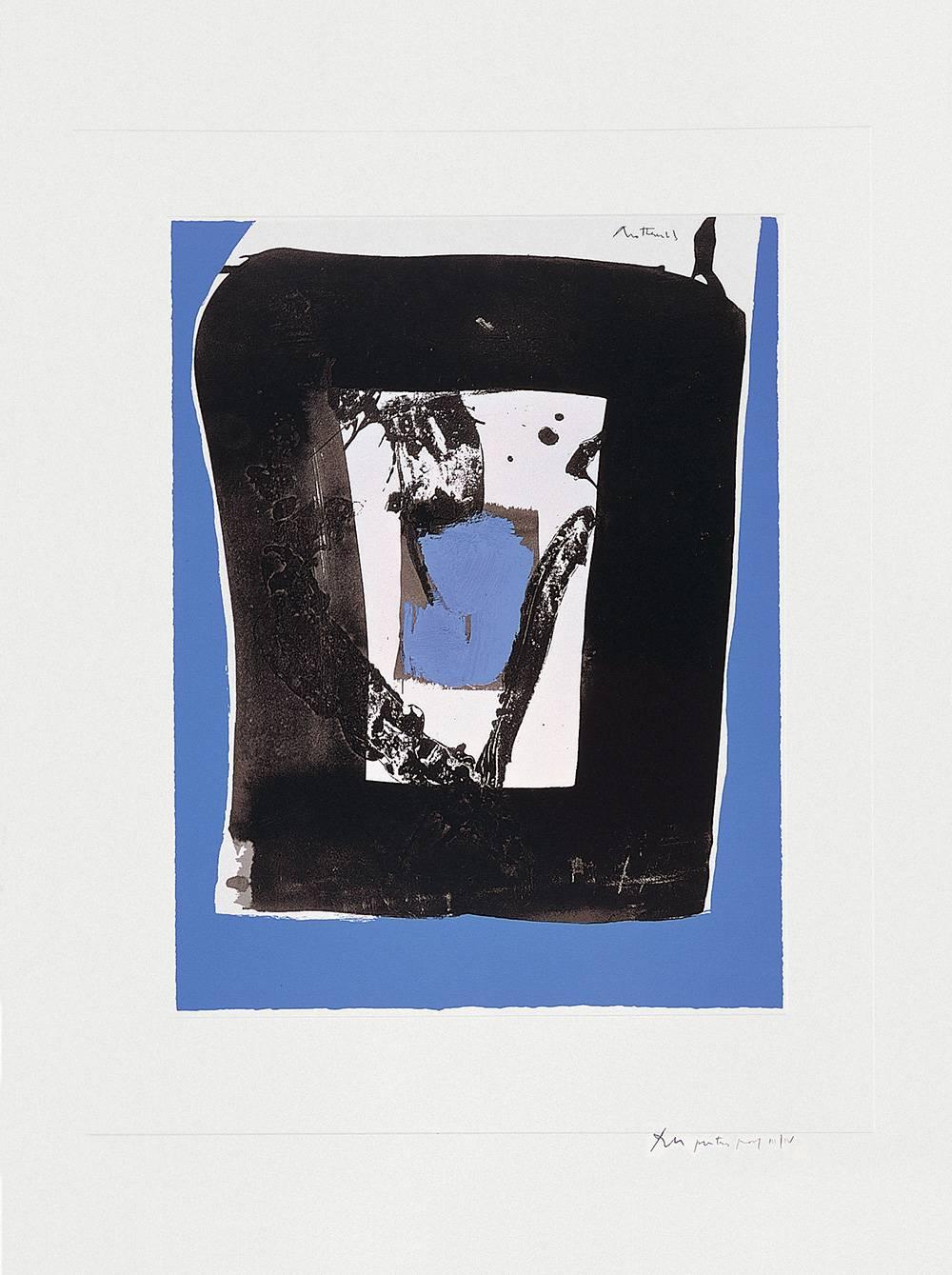 Robert Motherwell Print - The Basque Suite: Untitled