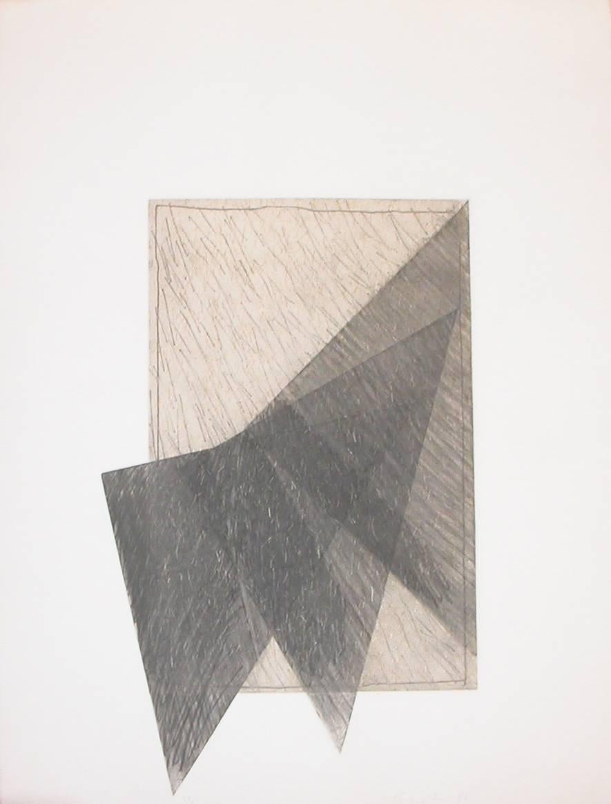 Richard Smith Abstract Print - Drawing Boards II (No.1)