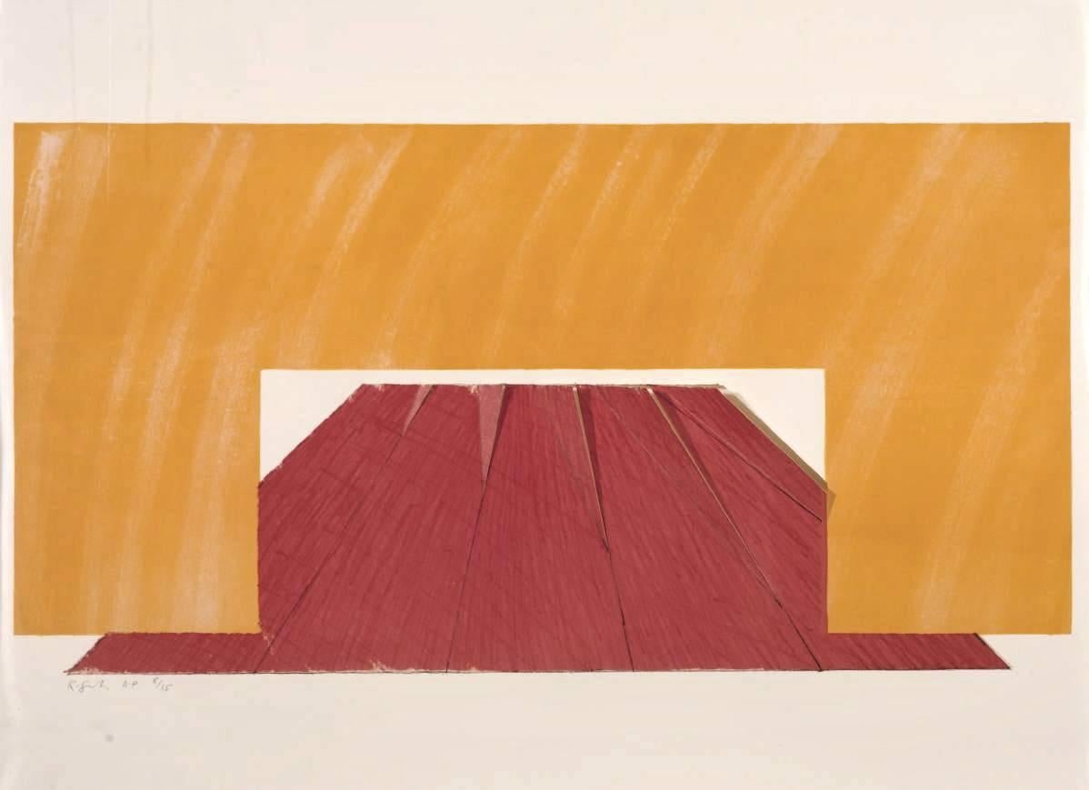 Richard Smith Abstract Print – Edward Gordon Craig I, Edward