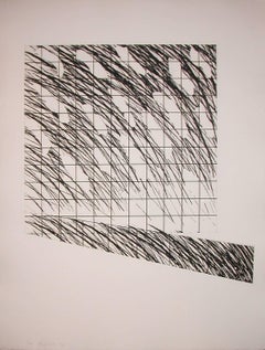 Proscenium IV (grid with lines and white patches)