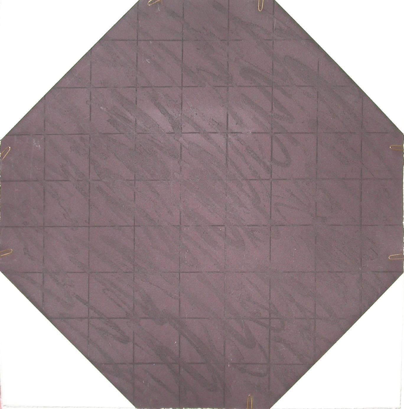 Richard Smith Abstract Print – Büroklammer-Suite I (brown)