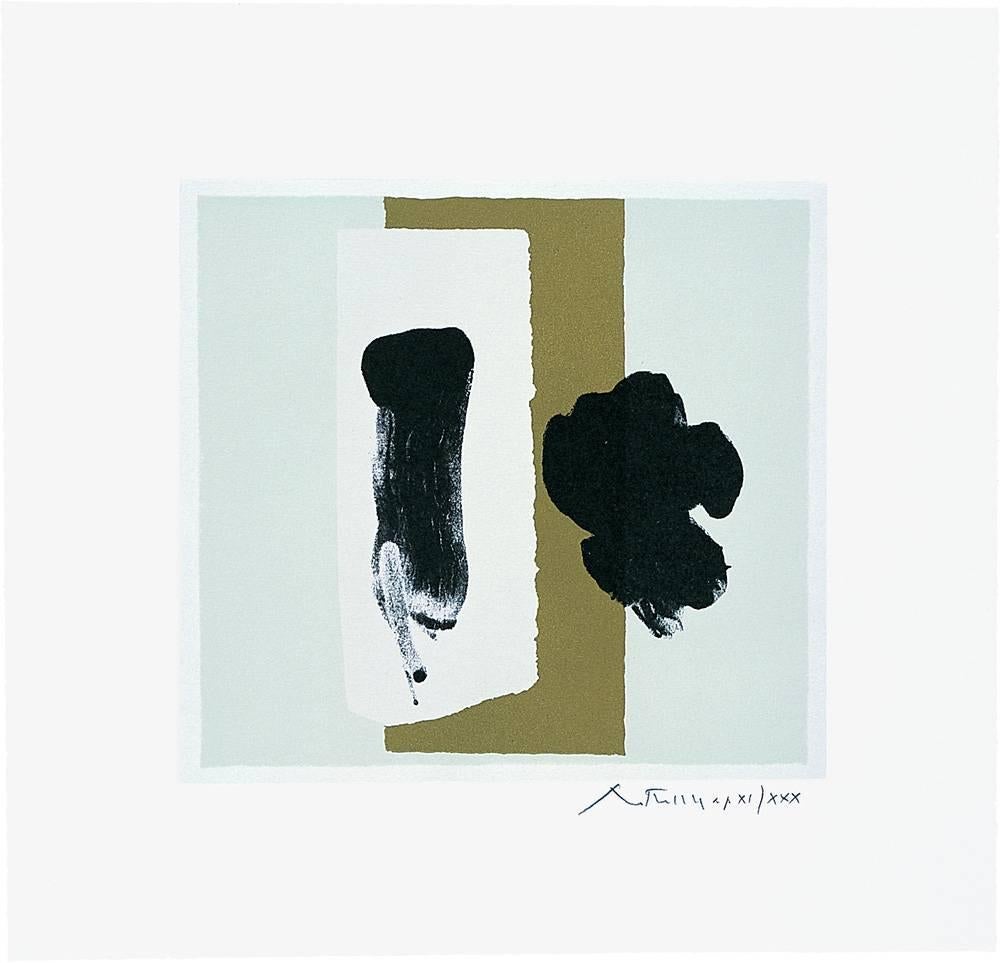 Robert Motherwell Abstract Print - The Berggruen Series: Untitled