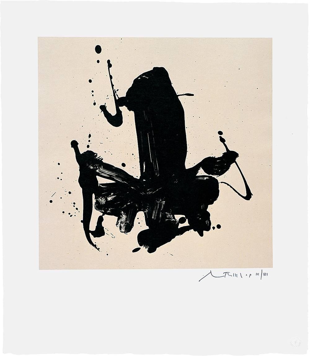 Robert Motherwell Abstract Print - Untitled