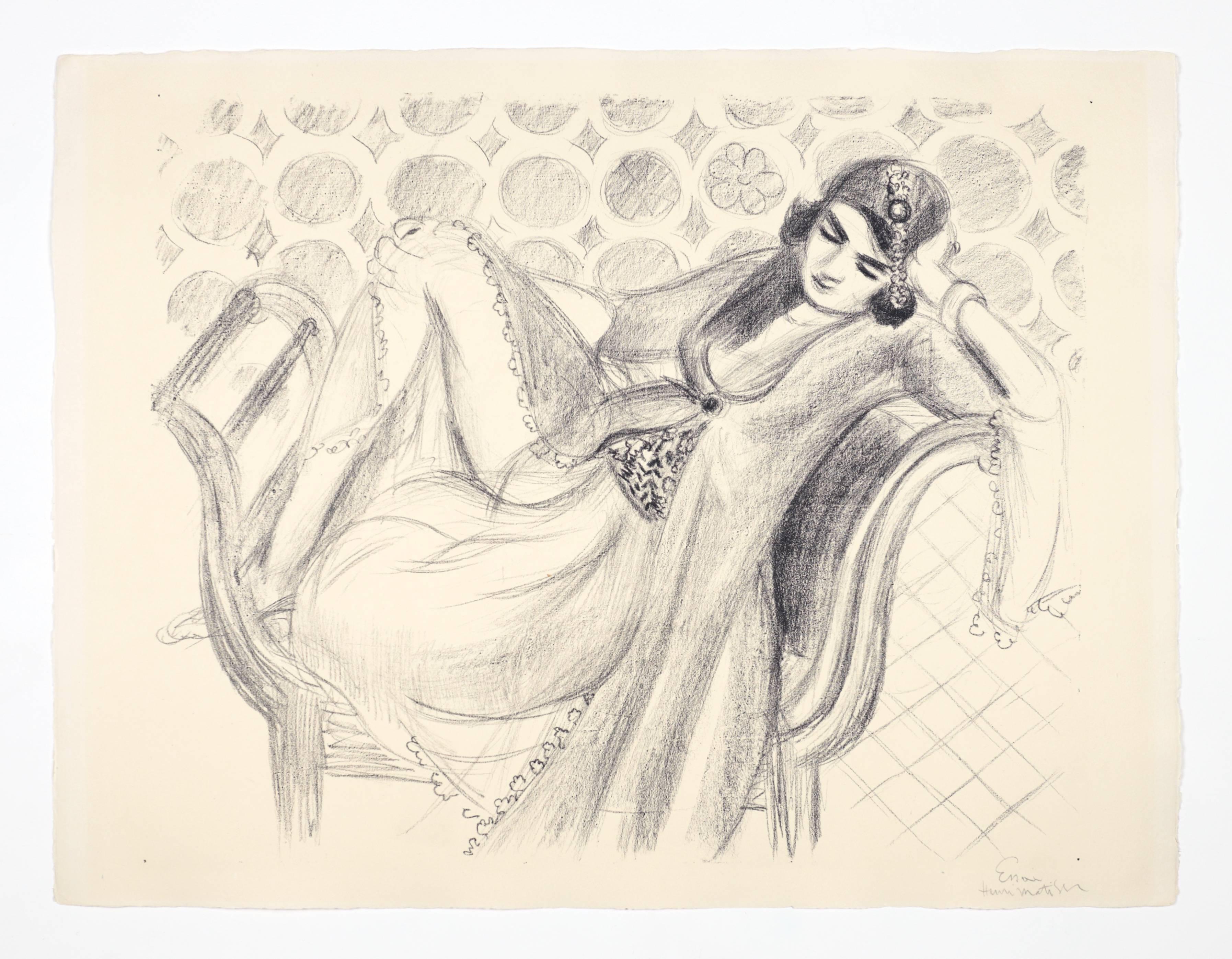 Henri Matisse Print - Repos sur la banquette