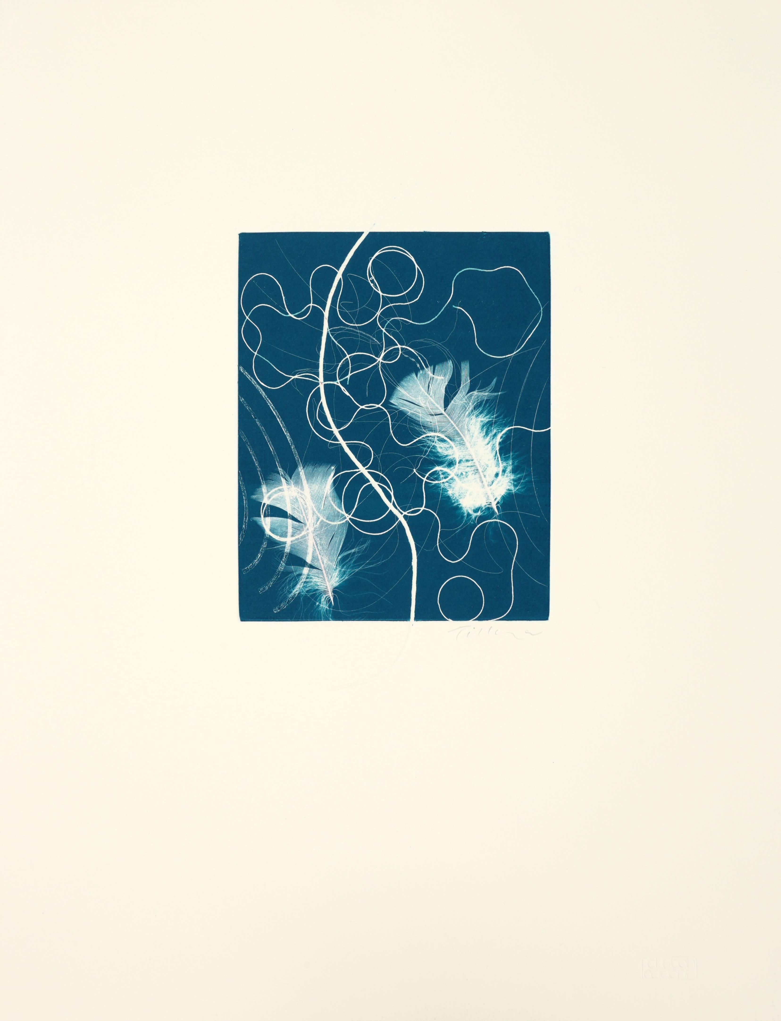 William Tillyer Abstract Print - These aromatic stanzas