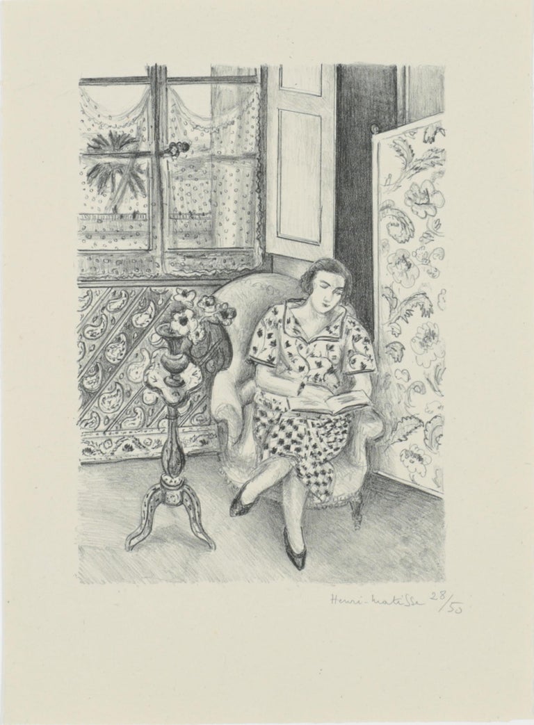 Henri Matisse Portrait Print - Intérieur, la lecture