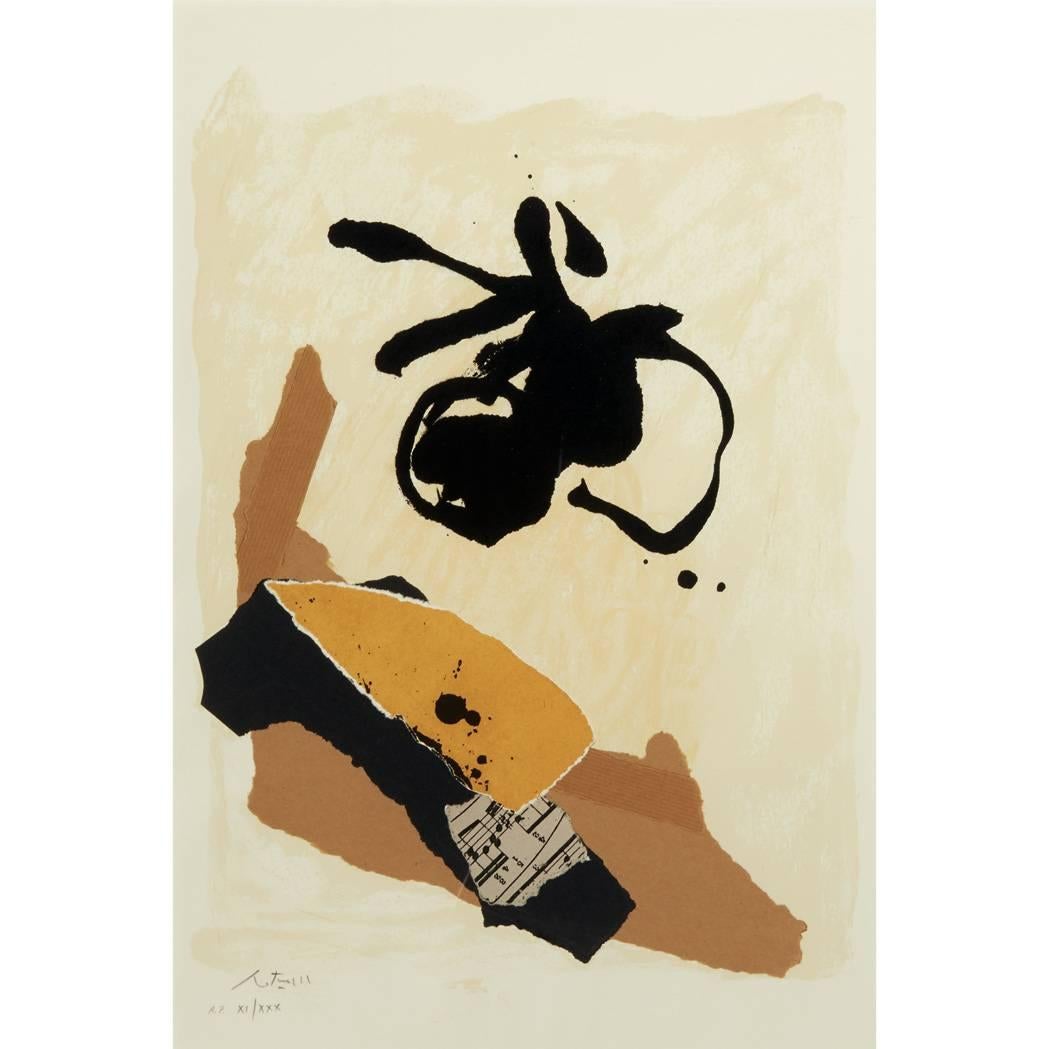 Robert Motherwell Abstract Print - Untitled