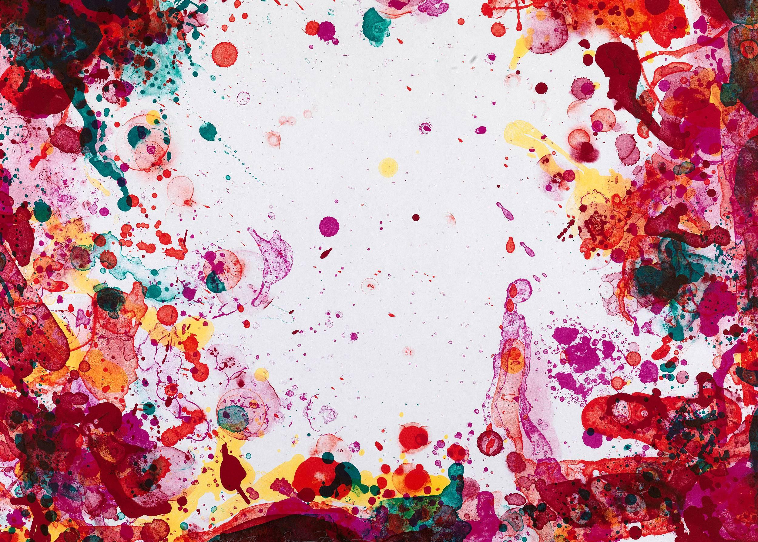 Sam Francis Abstract Print - Yunan (State IV)