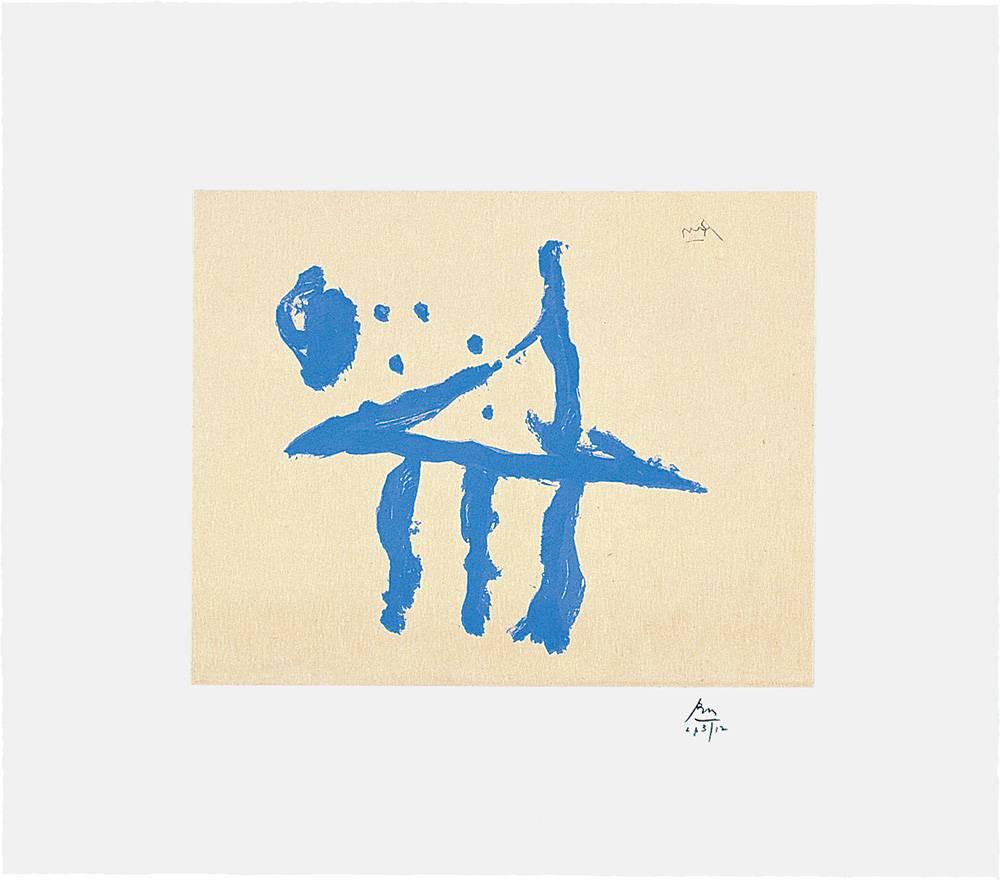 Robert Motherwell Abstract Print - Summer Trident