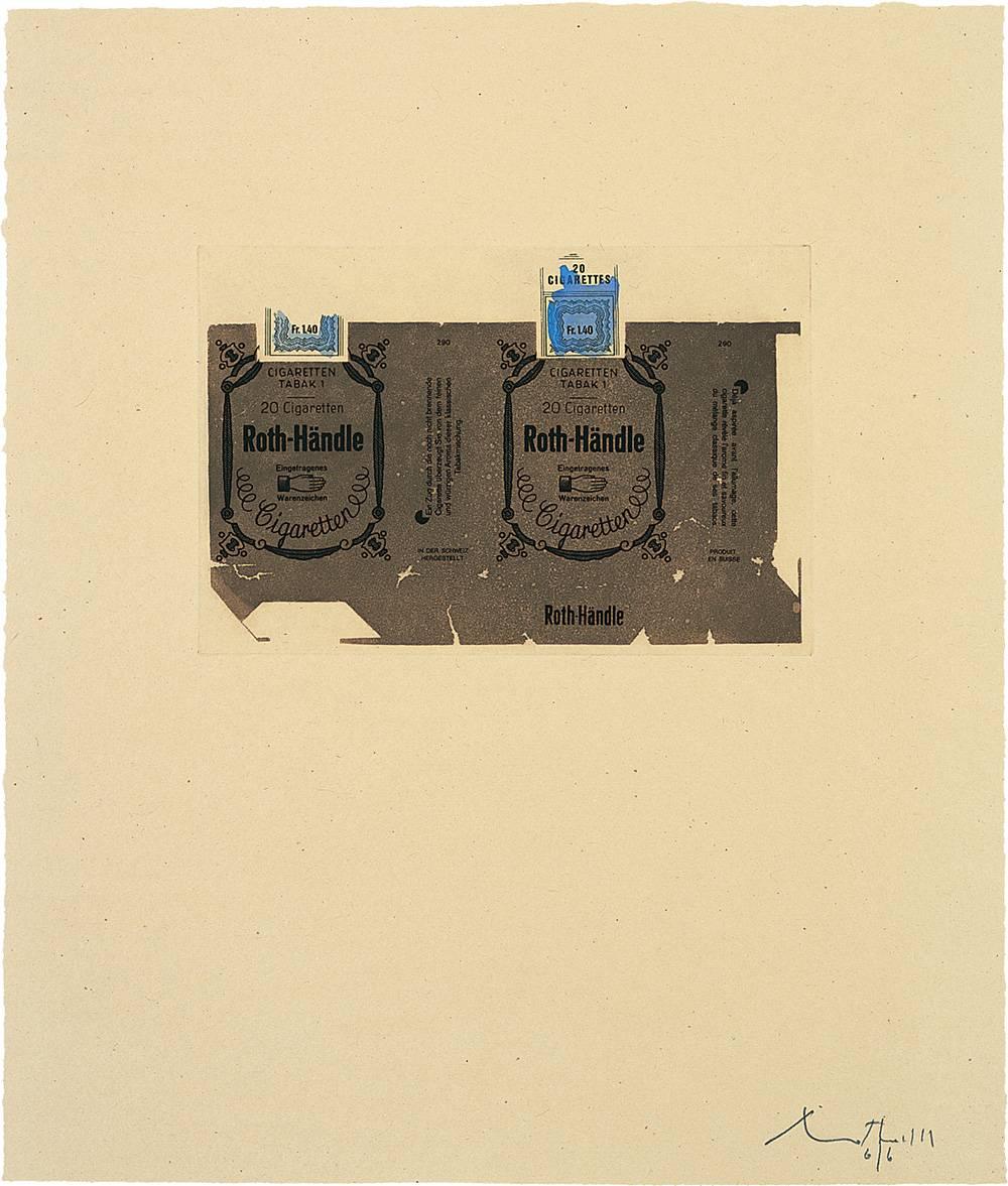Robert Motherwell Abstract Print - Roth-Handle II [Brown]