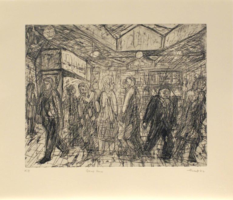 Leon Kossoff Print - Going Home