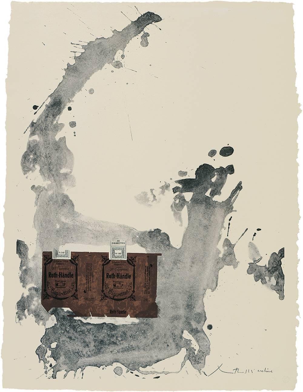 Robert Motherwell Abstract Print - Tobacco Roth-Handle