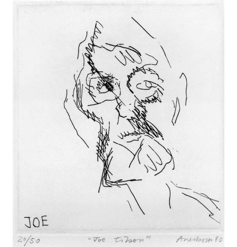 Frank Auerbach Print - Joe Tilson