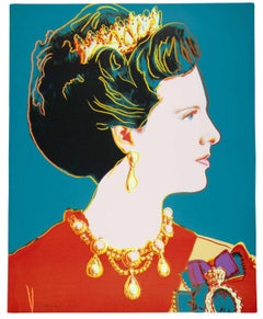 Queen Margrethe II 343 by Andy Warhol