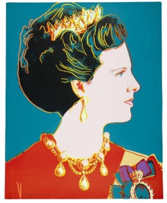 Queen Margrethe II 343 by Andy Warhol 