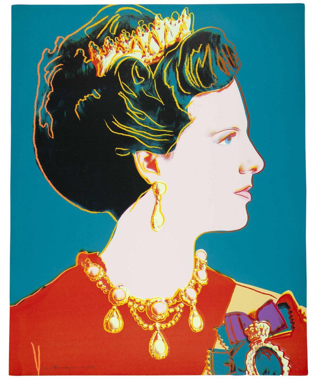 Andy Warhol - Queen Margrethe II 343 by Andy Warhol For ...