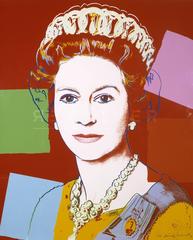 Queen Elizabeth II of the United Kingdom 334 by Andy Warhol