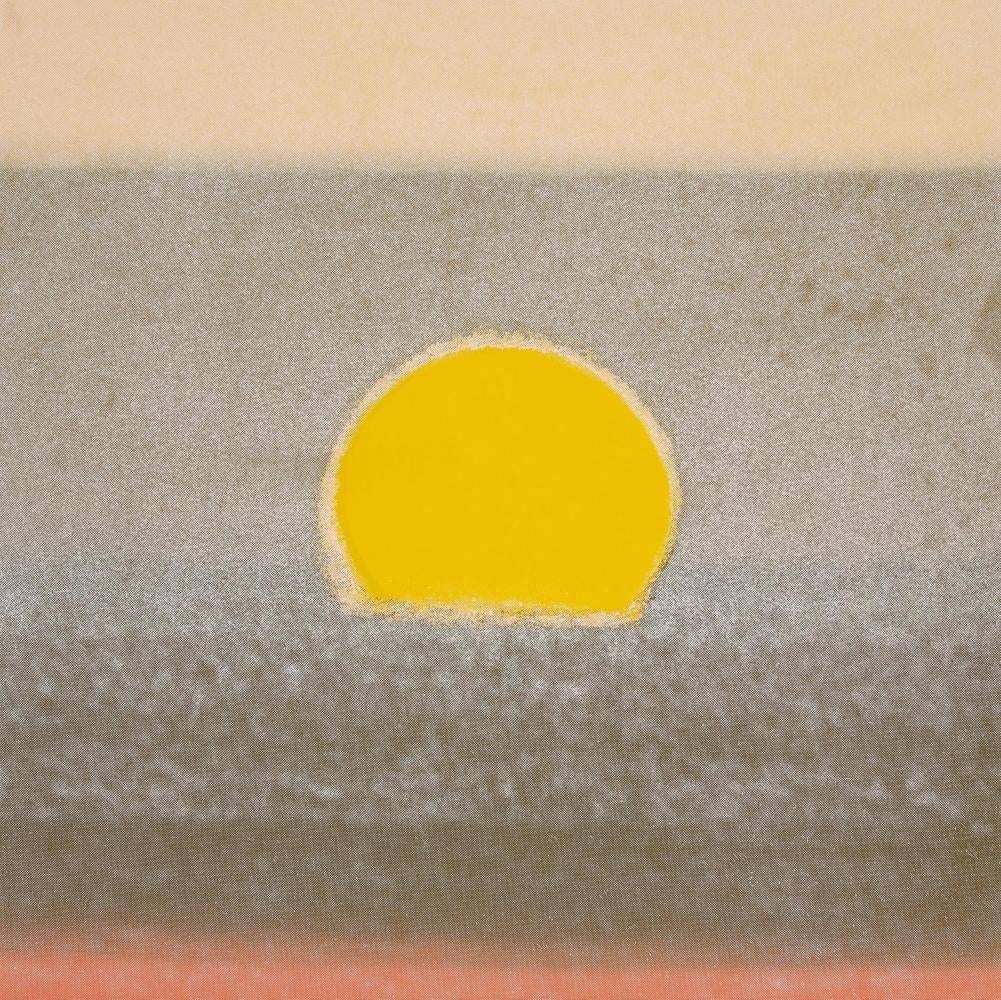 Title: Sunset
Medium: Screenprint on Paper
Year: 1972
Size: 34 x 34 inches
Edition: Unique. Signed, numbered and dated in pencil on verso

Sunset by Andy Warhol is a unique screenprint created in 1972.  The Sunset portfolio is based off of