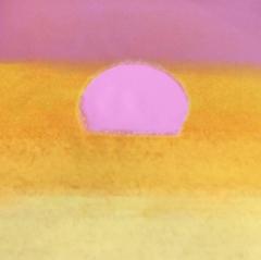 Sunset (Pink, Yellow) by Andy Warhol 