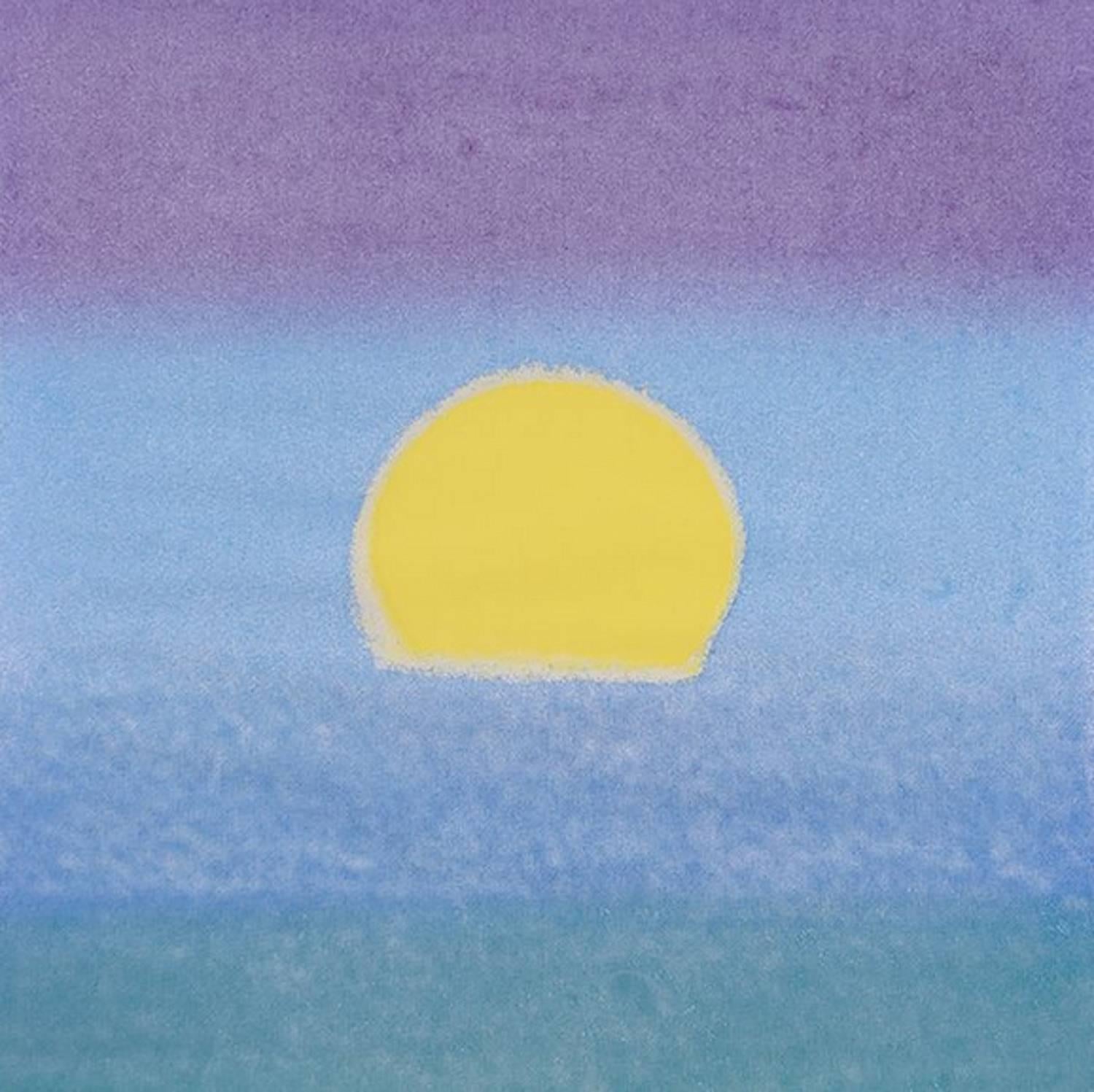 Sunset (Unique) (Yellow/Blue/Green) - Print by Andy Warhol