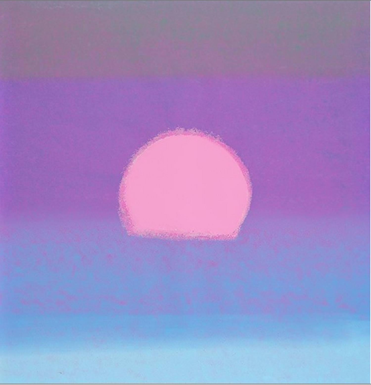 Sunset (Unique) (Purple/ Blue) - Print by Andy Warhol