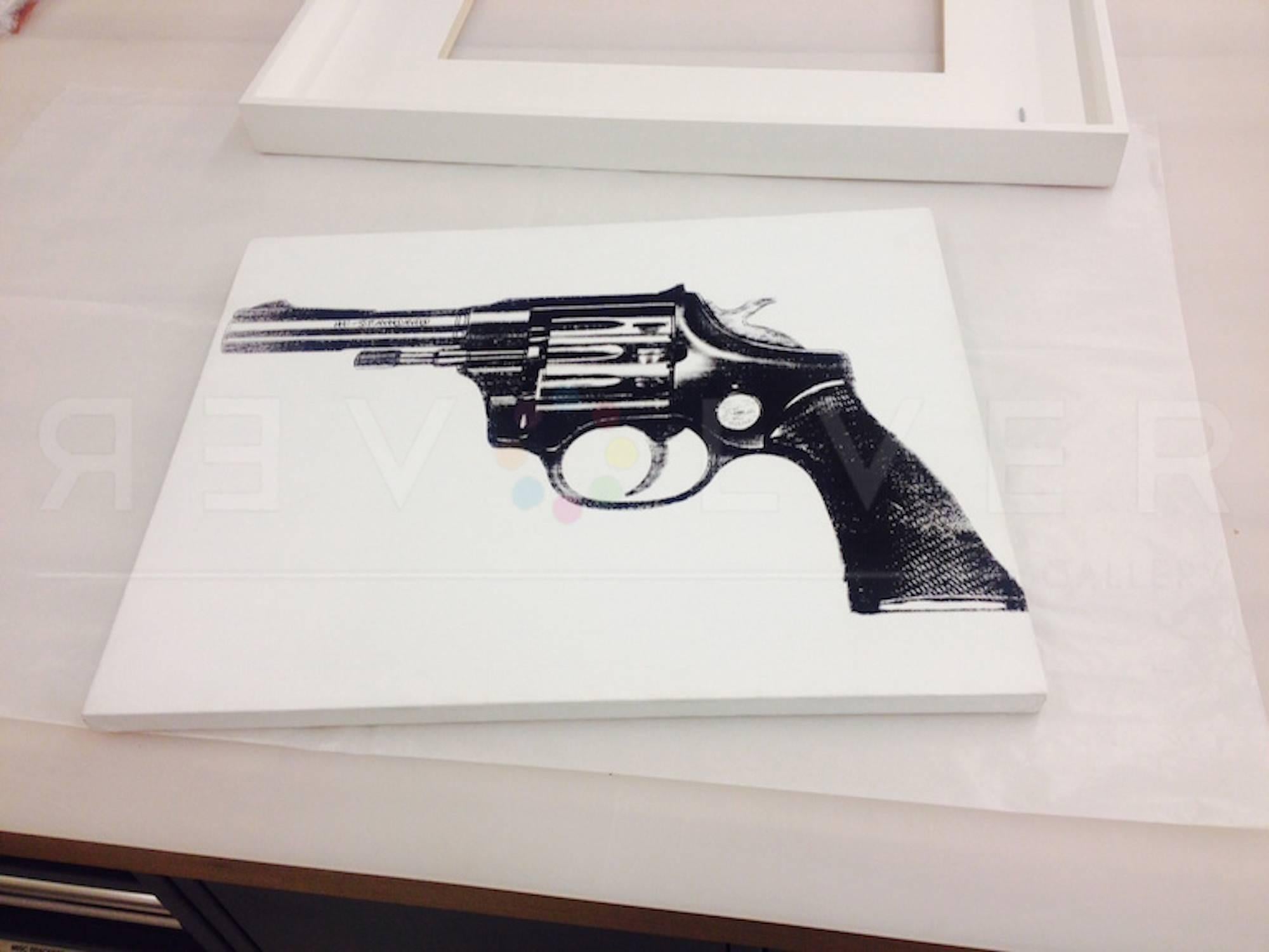 andy warhol revolver print