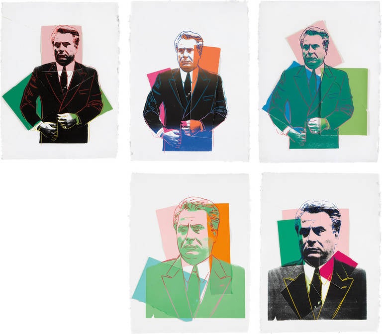 Andy Warhol Portrait Print - John Gotti Complete Portfolio 