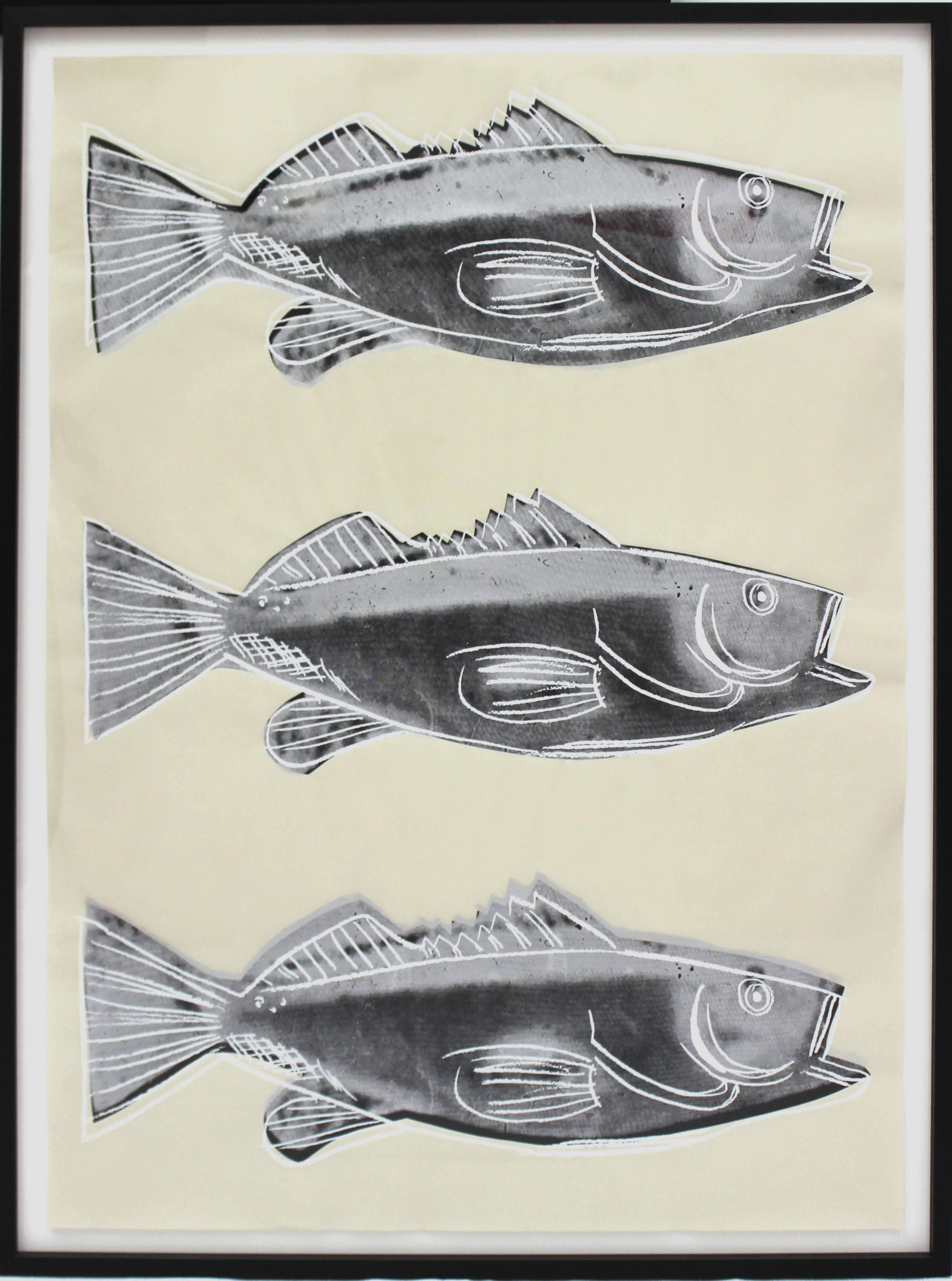 andy warhol fish print