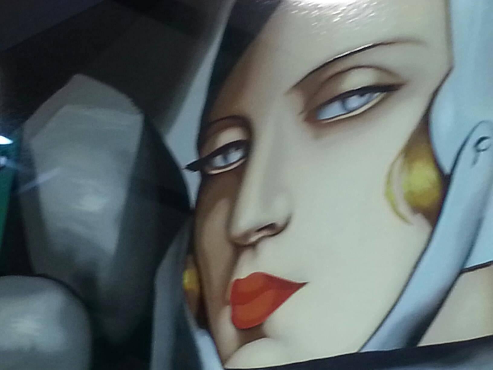 Tamara De Lempicka Figurative Print - Autoportrait