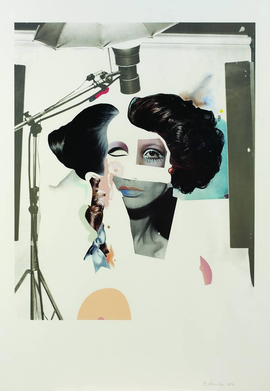Richard Hamilton Portrait Print – Servierplatte aus Platte