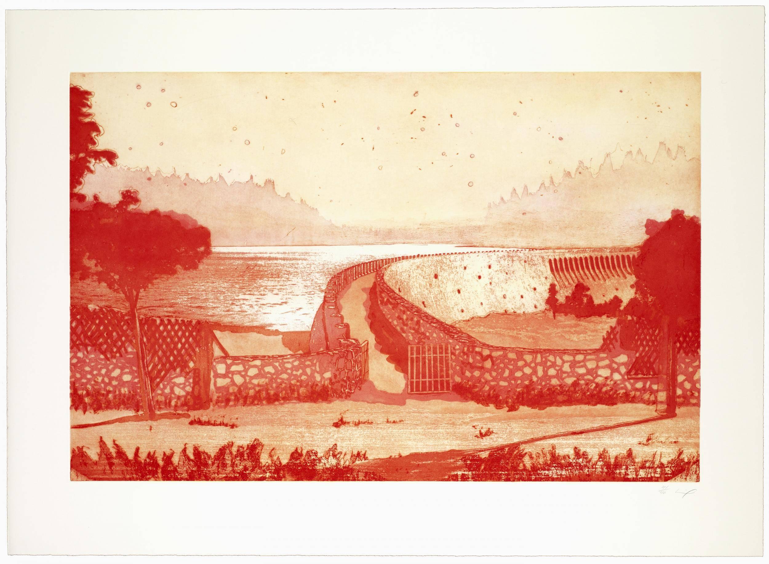 Peter Doig Landscape Print - Muldenberg