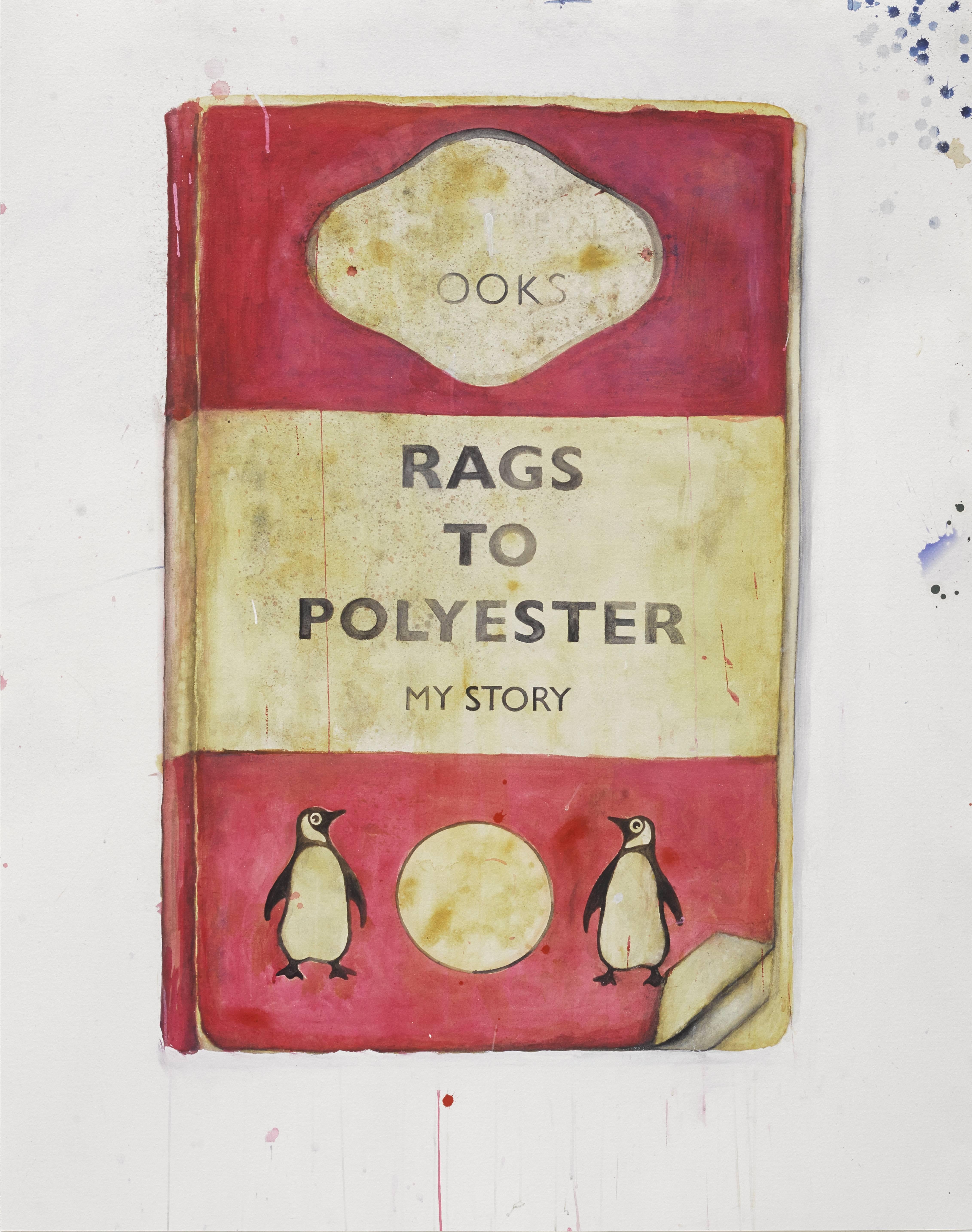 Harland Miller Print - Rags to Polyester