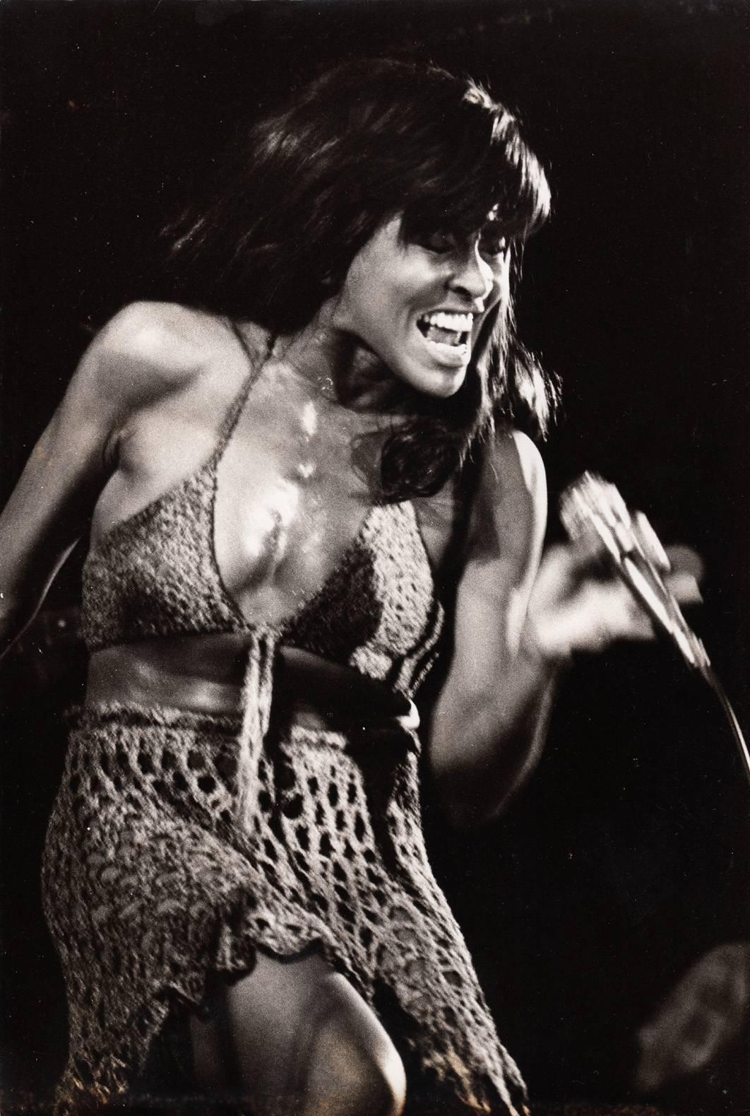 Unknown Black and White Photograph - Tina Turner, New York, 1969 Original vintage print