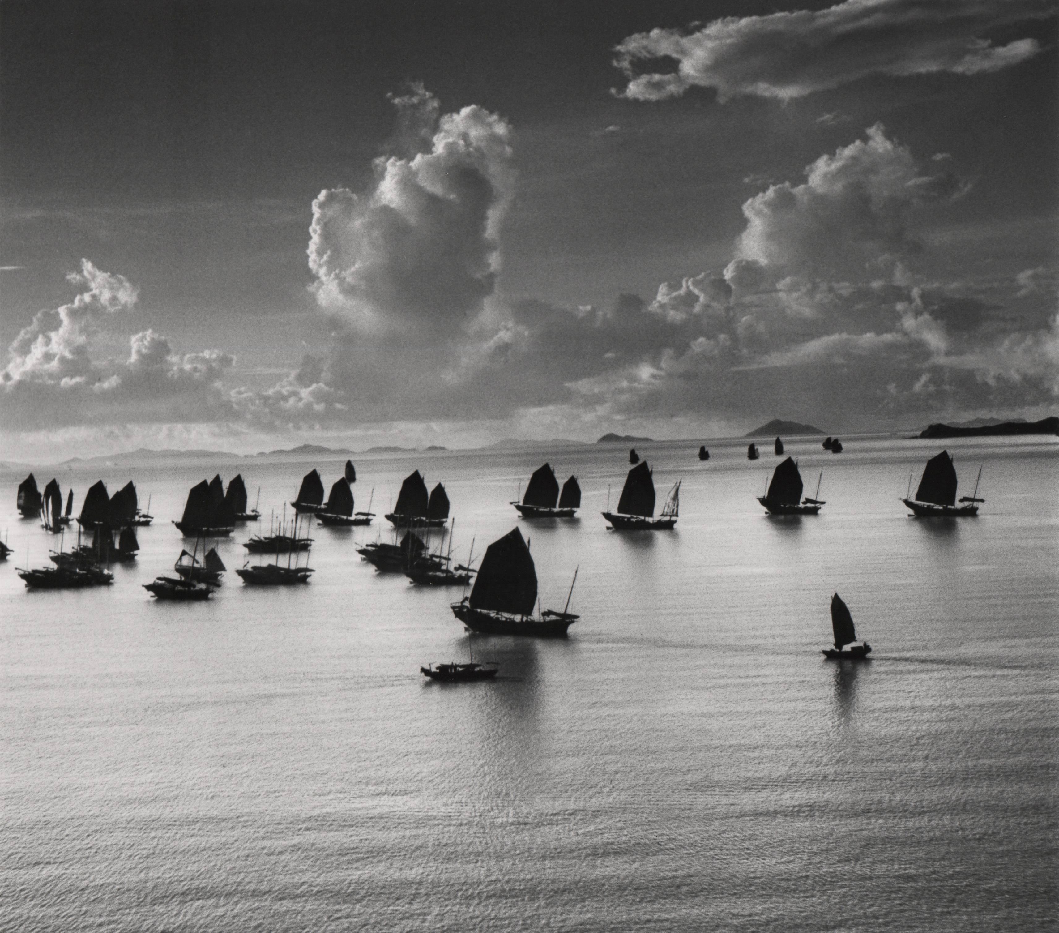 Werner Bischof Black and White Photograph - Harbour of Kowloon, Hong Kong, 1952