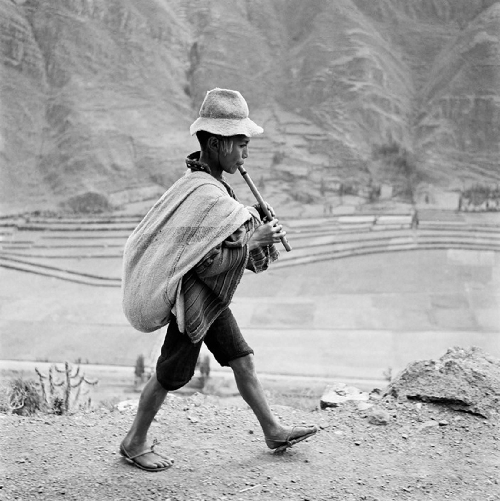 Werner Bischof Black and White Photograph - On the Way to Cuzco, Peru, 1954