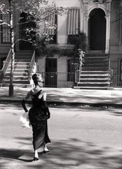 Audrey Hepburn filming Breakfast at Tiffany's, 1960