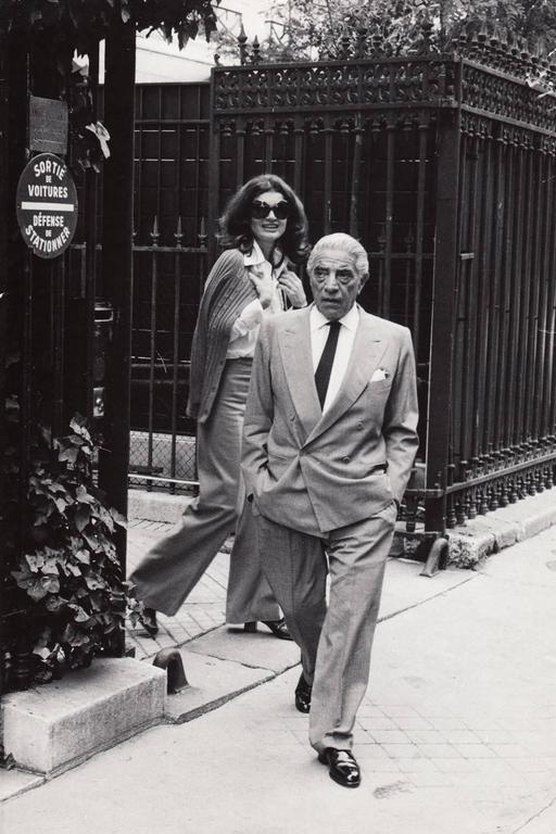 Daniel Angeli Aristotle Onassis and Jackie O., Paris, c. 1972