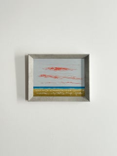 Hubert Aicardi (1922–1991) „Horizont, Ozean“, um 1960, Öl auf Holztafel