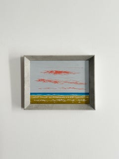 Hubert Aicardi (1922–1991) „Horizont, Ozean“, um 1960, Öl auf Holztafel