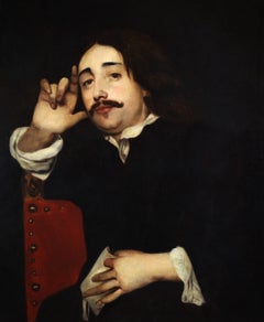 Figuratives Porträtgemälde aus dem 19. Jahrhundert, nach Lucas Franchoys II., gerahmt