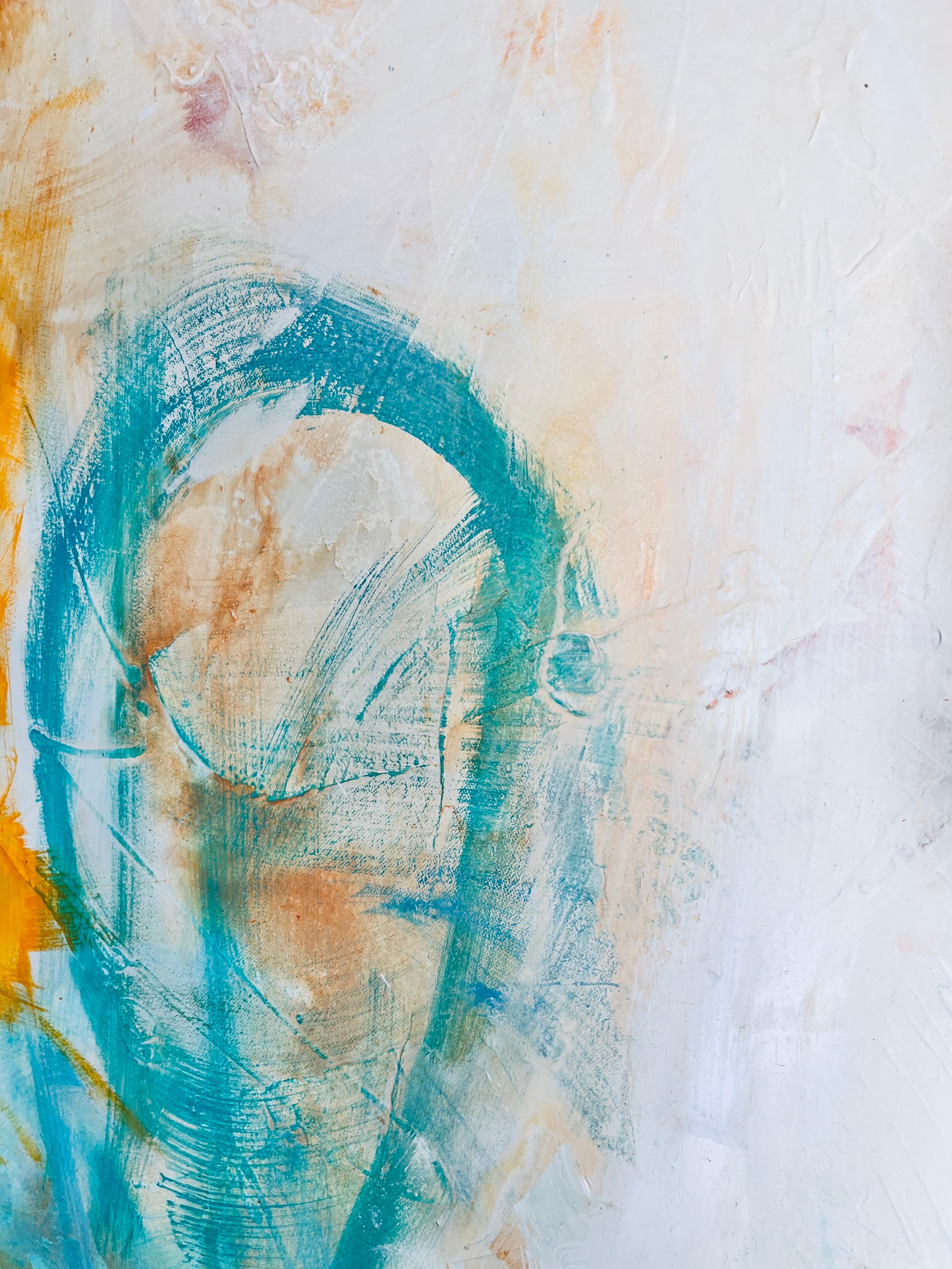 Resonanz - Türkis, Gold, Weiß, Neutral, Strukturiert, Straße, Weiß, Grau im Angebot 12