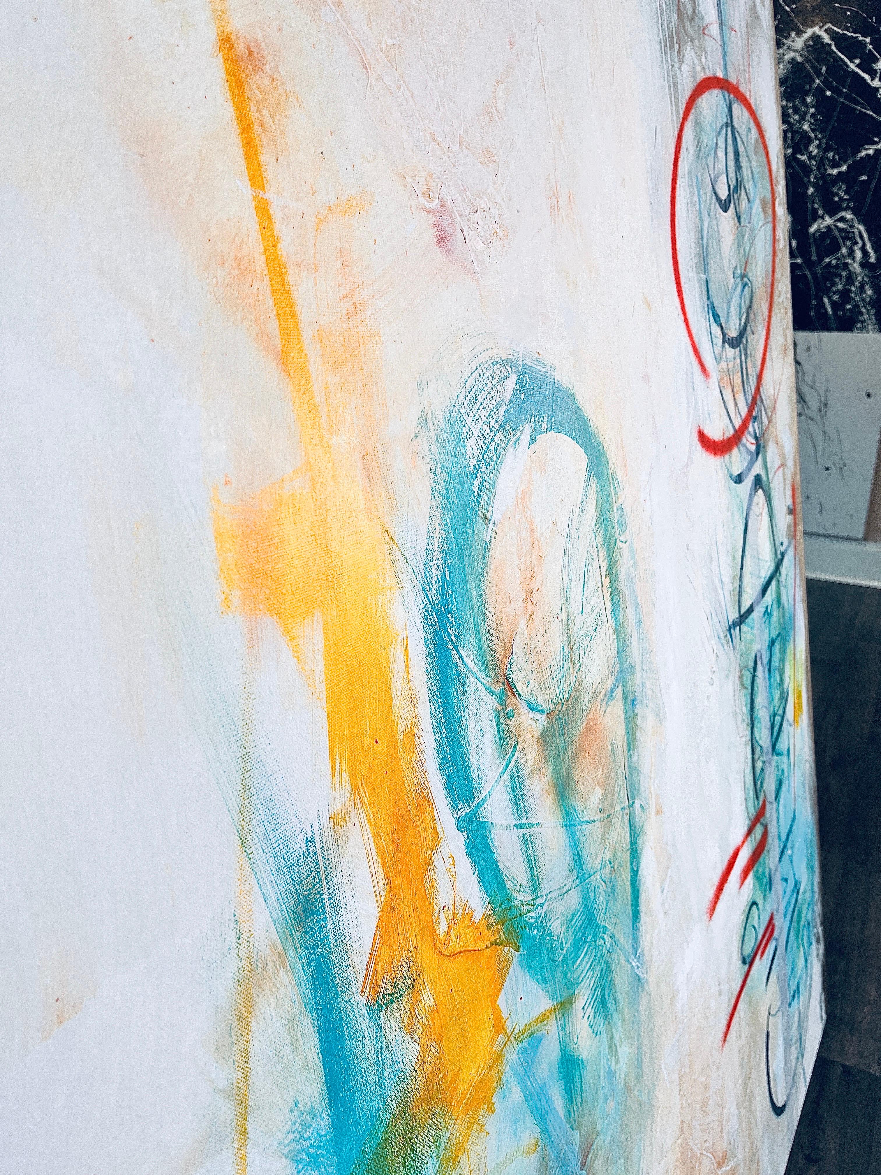 Resonanz - Türkis, Gold, Weiß, Neutral, Strukturiert, Straße, Weiß, Grau im Angebot 8