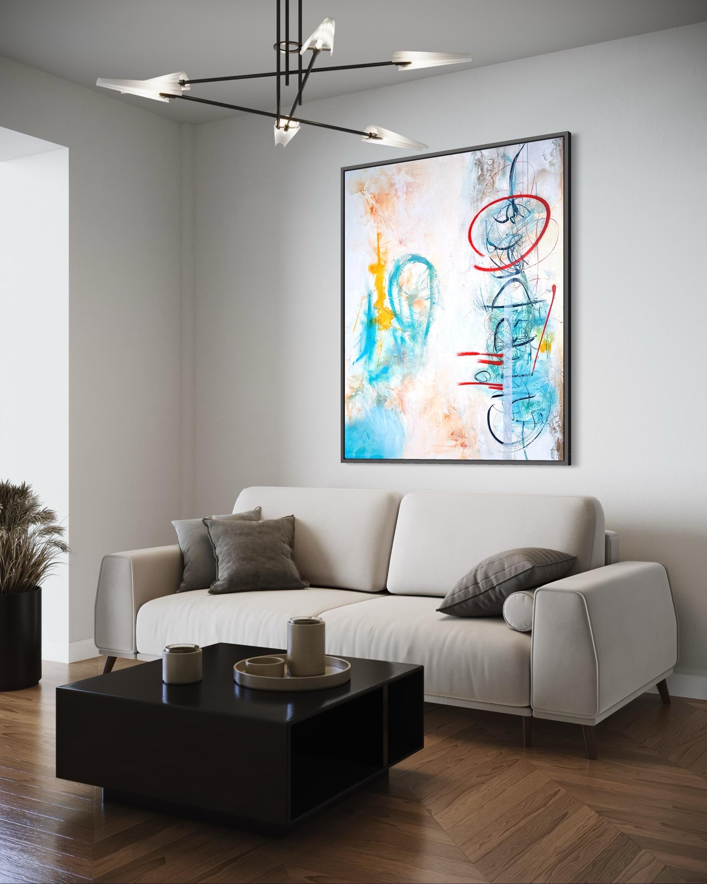 Resonanz - Türkis, Gold, Weiß, Neutral, Strukturiert, Straße, Weiß, Grau im Angebot 5