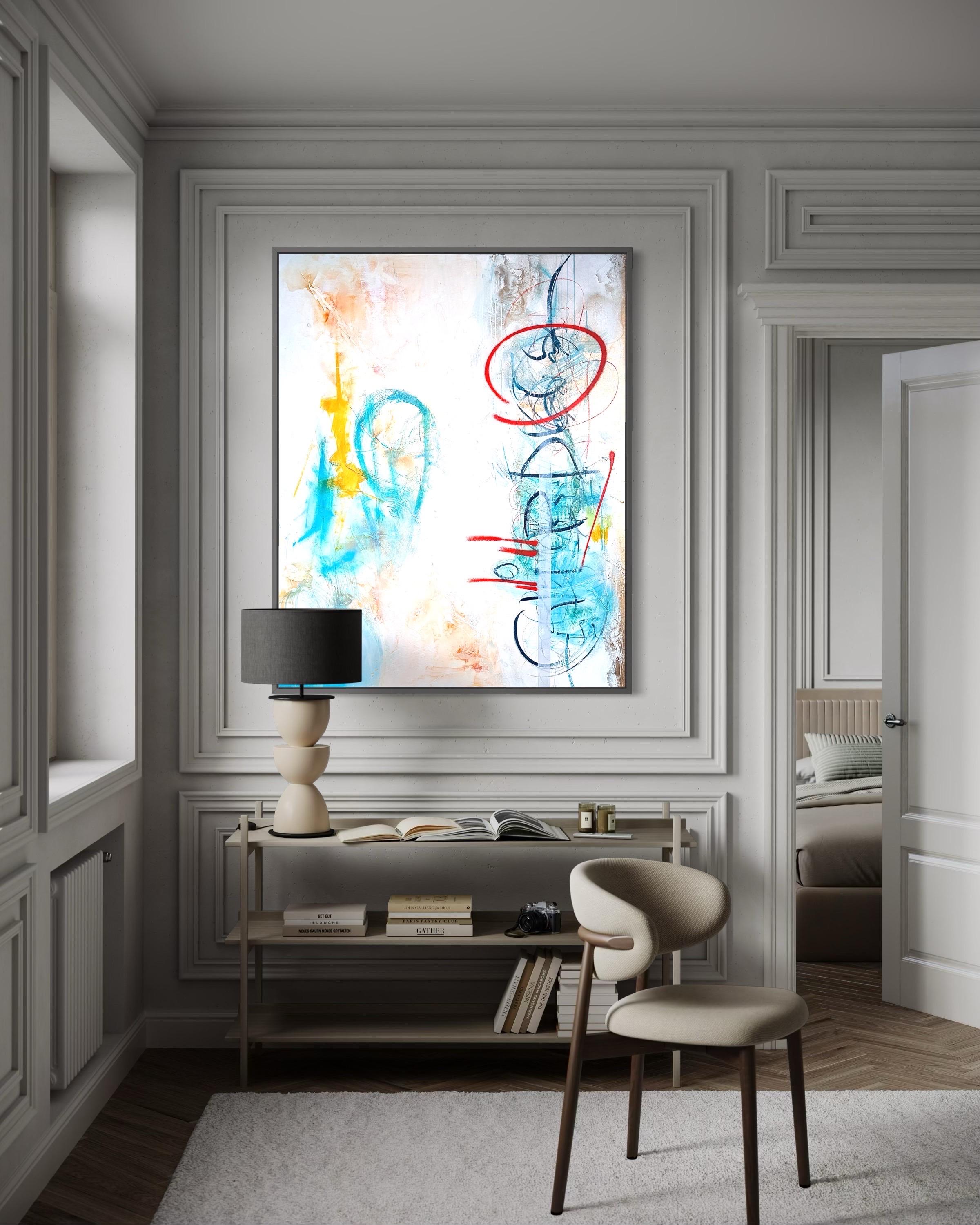 Resonanz - Türkis, Gold, Weiß, Neutral, Strukturiert, Straße, Weiß, Grau im Angebot 7