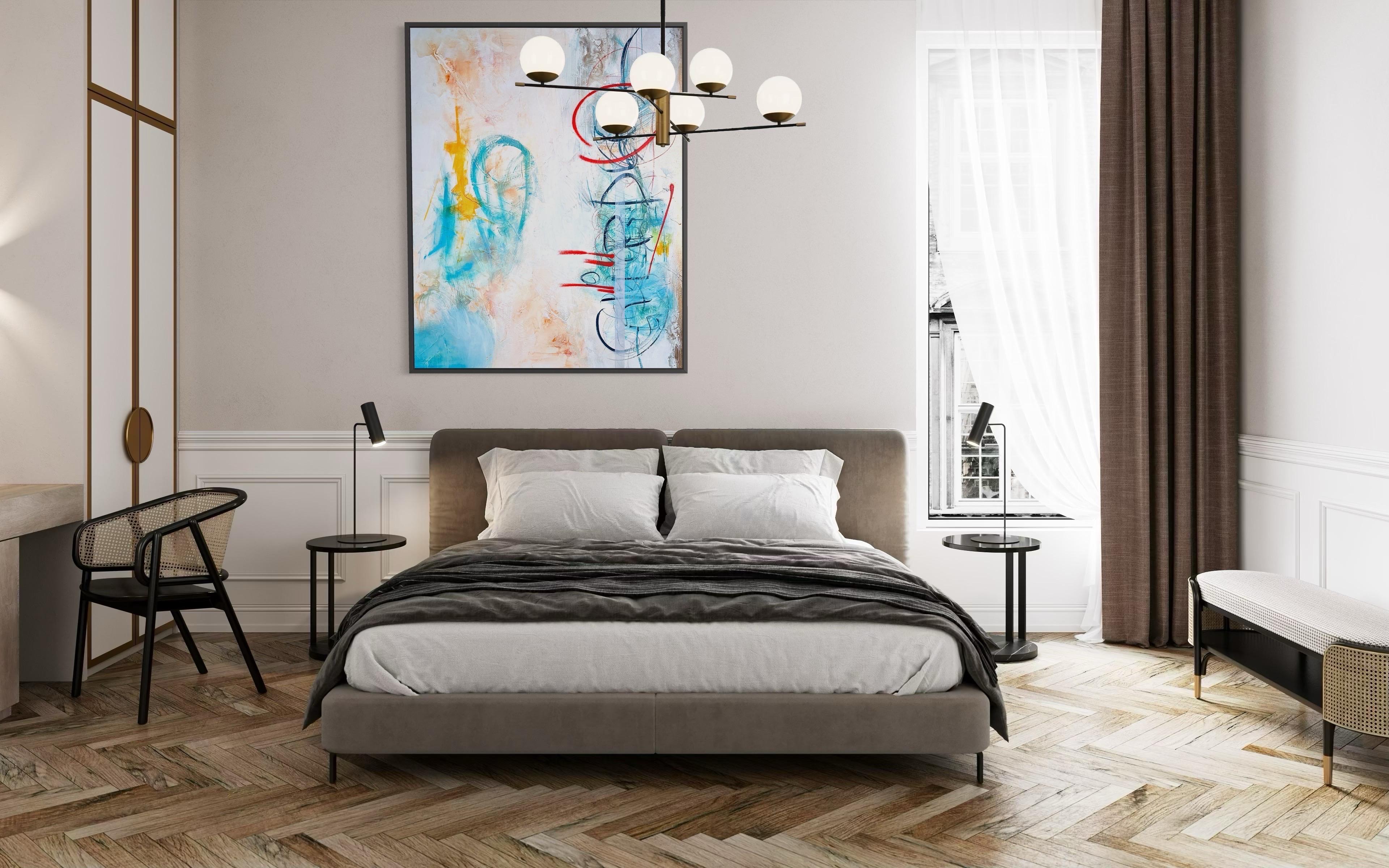 Resonanz - Türkis, Gold, Weiß, Neutral, Strukturiert, Straße, Weiß, Grau im Angebot 3