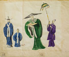 Cecil Beaton Costume Design For Turandot