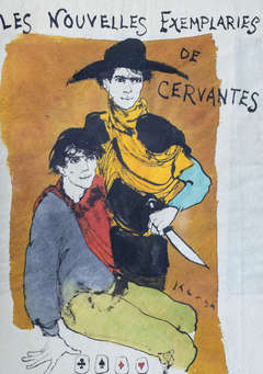 Les Nouvelles Exemplaries De Cervantes Book Jacket Design By Tom Keogh