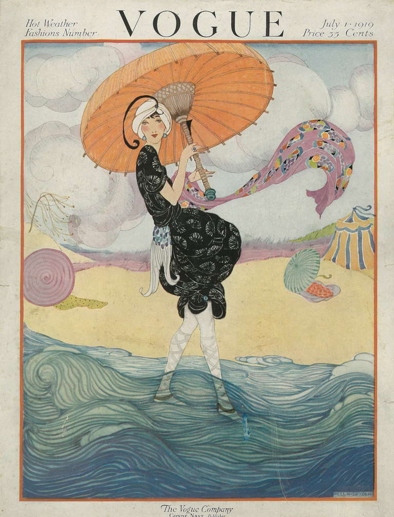 Vogue Cover Illustration By Helen Dryden 1919