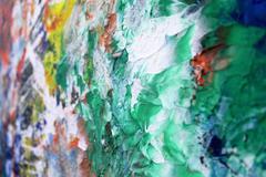 #4, Large abstract painting, Dutch contemporary, Blue, White, Red, Yellow